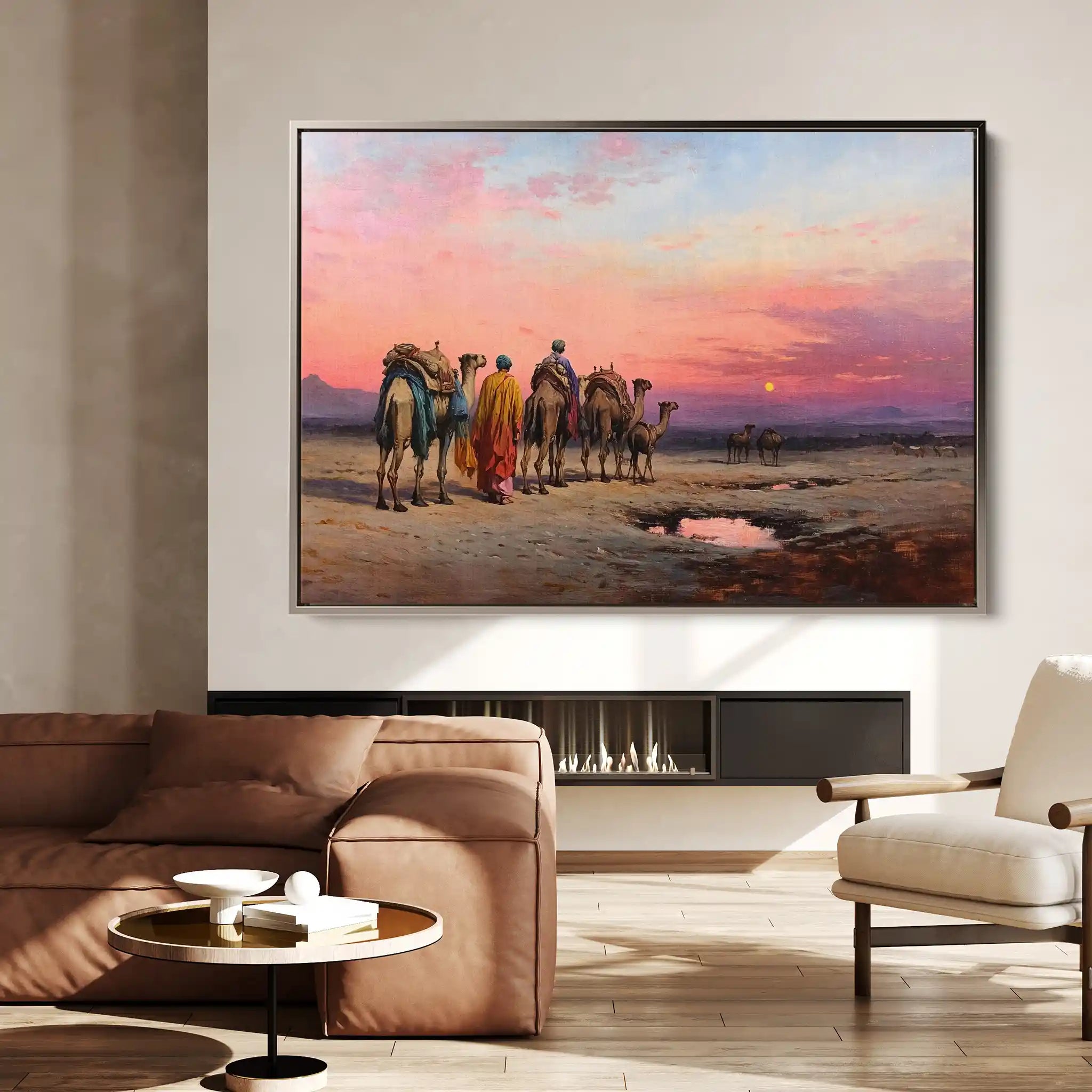 Orientalist 059 Canvas Art 60 x 40 cm / Black