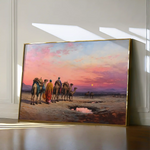 Orientalist 059 Canvas Art 60 x 40 cm / Black