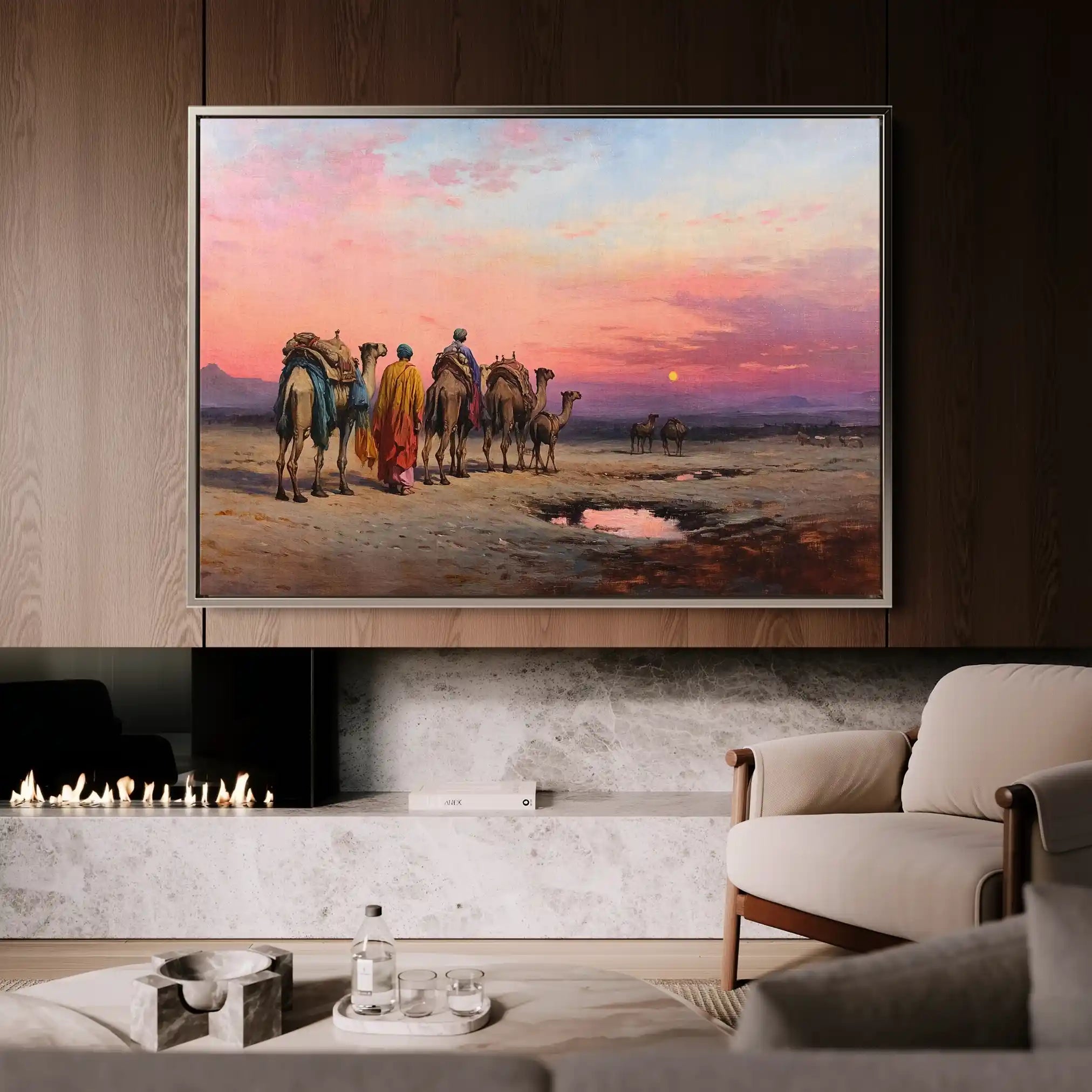 Orientalist 059 Canvas Art 60 x 40 cm / Black