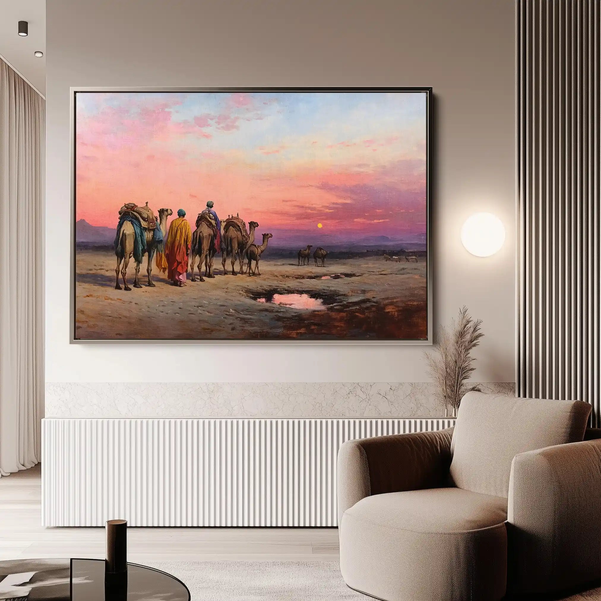 Orientalist 059 Canvas Art 60 x 40 cm / Black