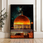 Palestine 059 Canvas Art 60 x 40 cm / Black