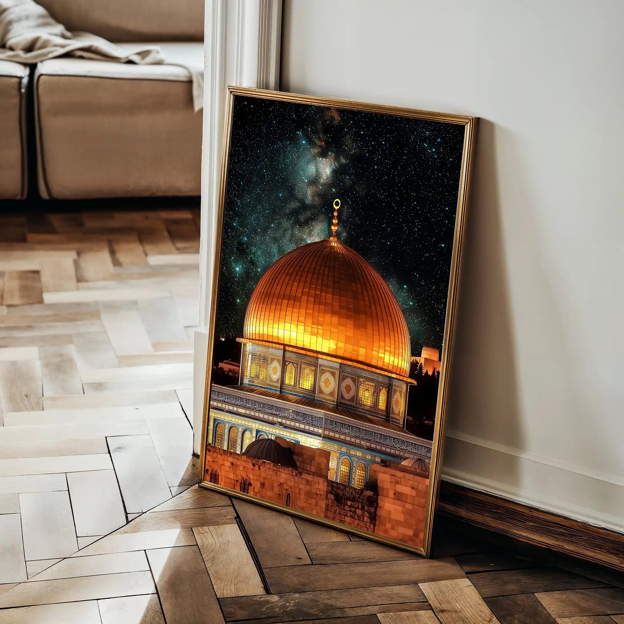 Palestine 059 Canvas Art 60 x 40 cm / Black