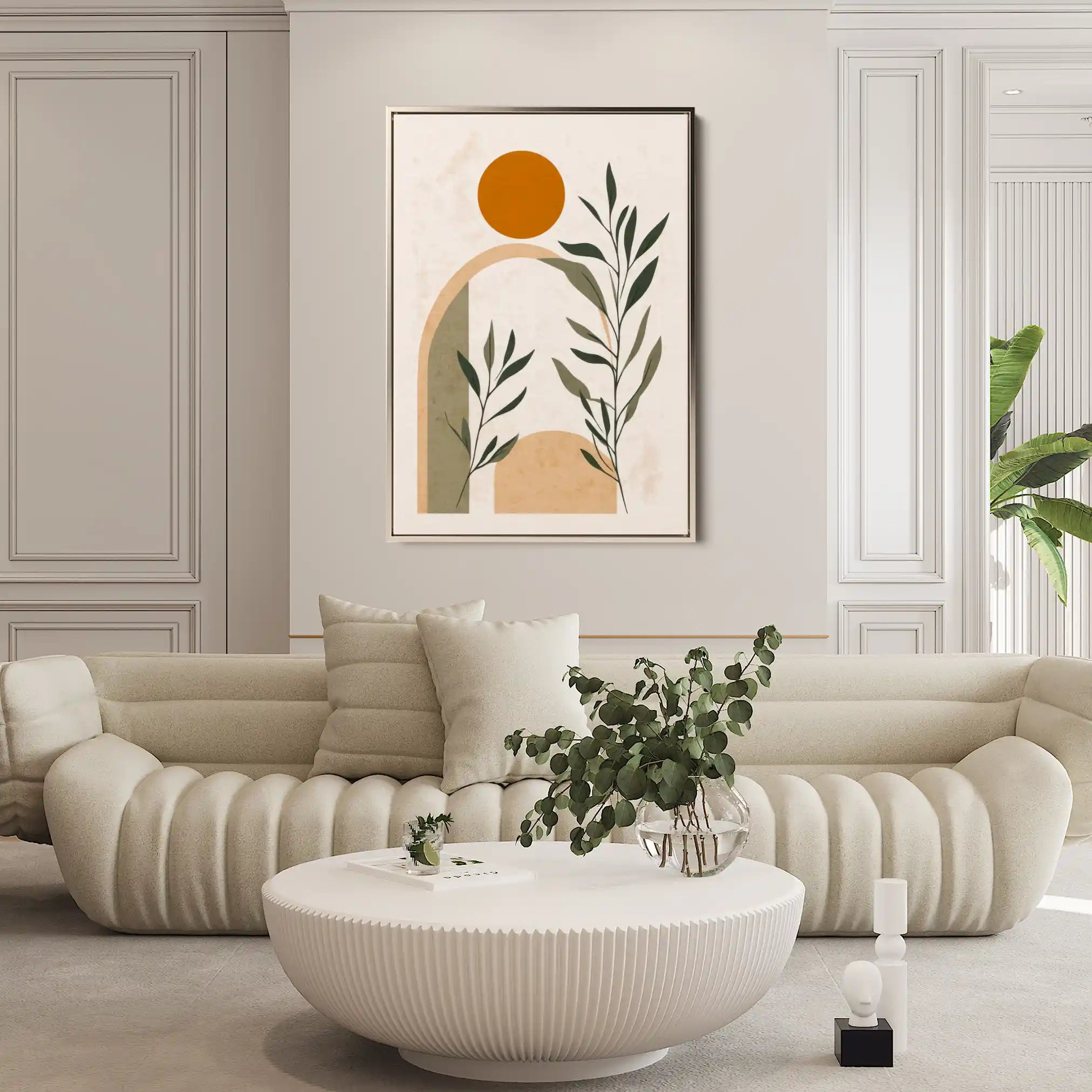 Boho 060 Canvas Art 60 x 40 cm / Black