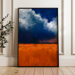 Landscape 060 Canvas Art 60 x 40 cm / Black