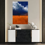 Landscape 060 Canvas Art 60 x 40 cm / Black