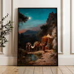 Orientalist 060 Canvas Art 60 x 40 cm / Black