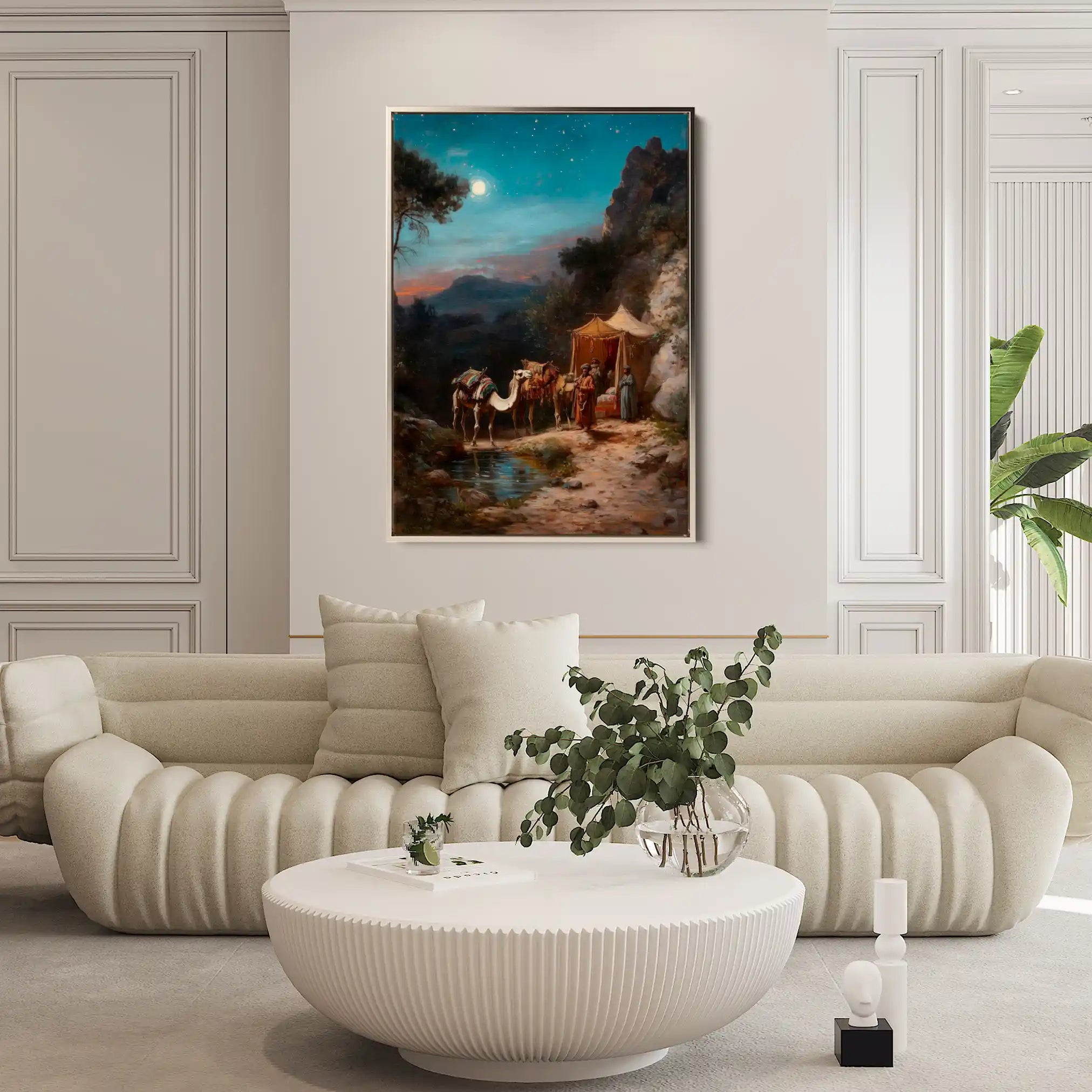 Orientalist 060 Canvas Art 60 x 40 cm / Black