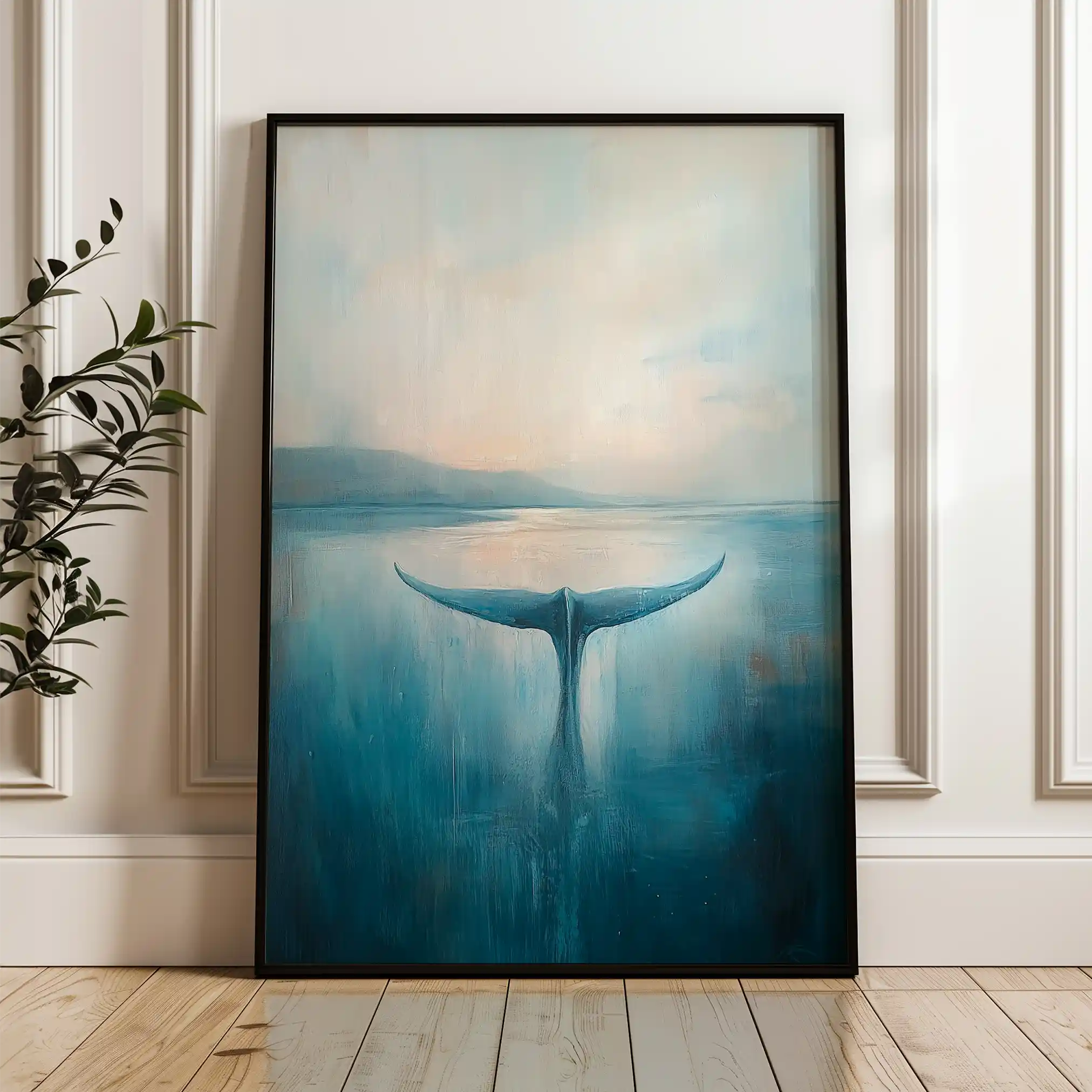 Animals 061 Canvas Art 60 x 40 cm / Black