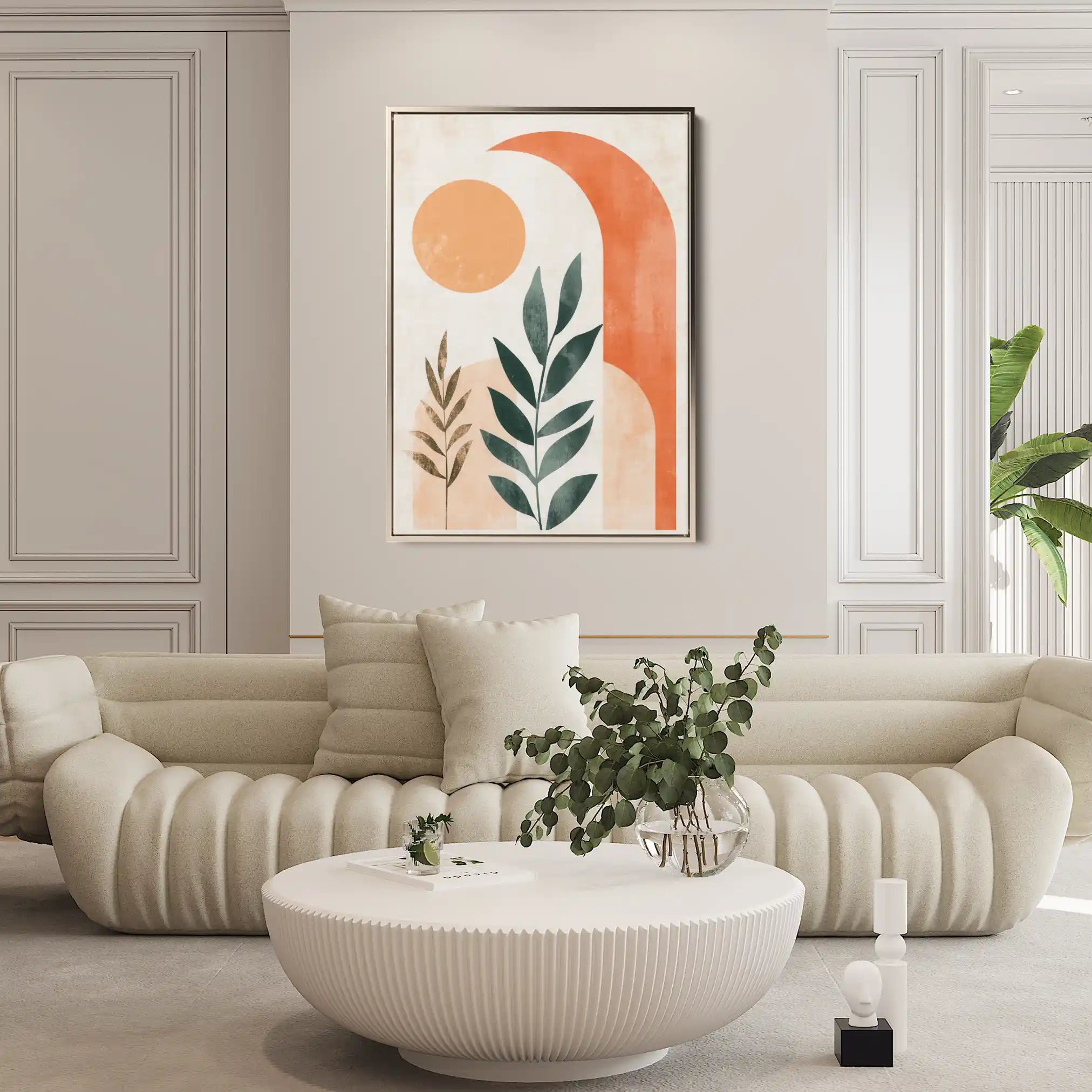 Boho 061 Canvas Art 60 x 40 cm / Black