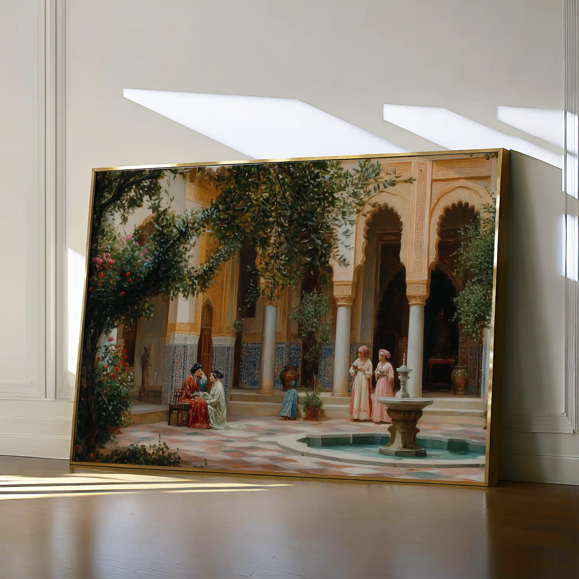 Orientalist 061 Canvas Art 60 x 40 cm / Black