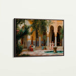Orientalist 061 Canvas Art 60 x 40 cm / Black