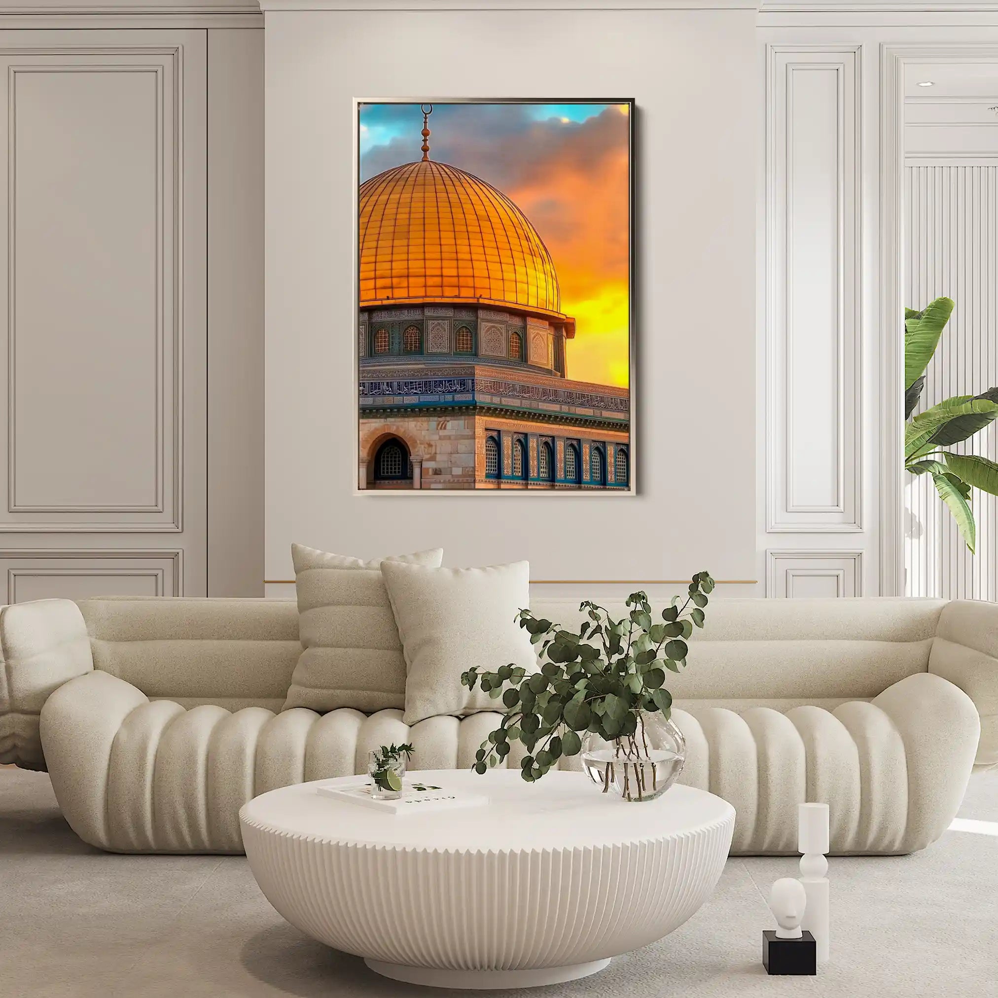 Palestine 061 Canvas Art 60 x 40 cm / Black