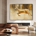 Animals 062 Canvas Art 60 x 40 cm / Black