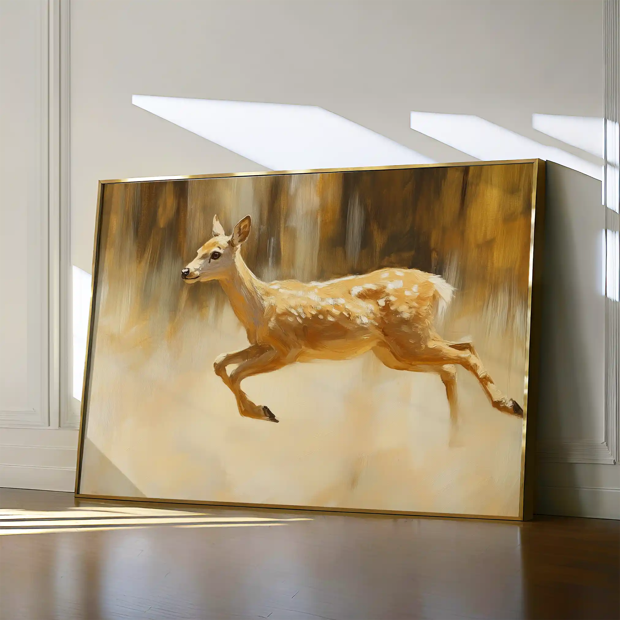 Animals 062 Canvas Art 60 x 40 cm / Black