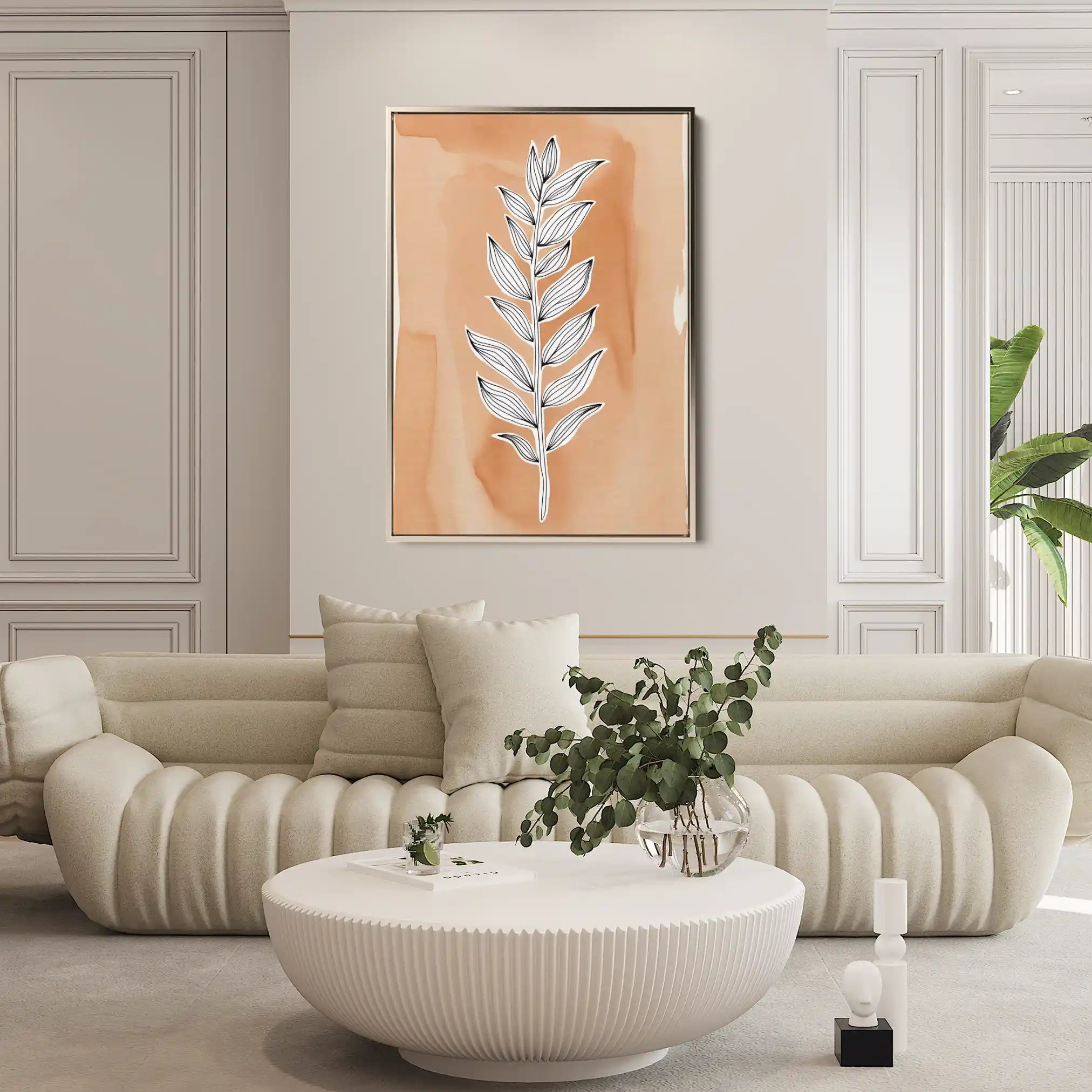 Boho 062 Canvas Art 60 x 40 cm / Black