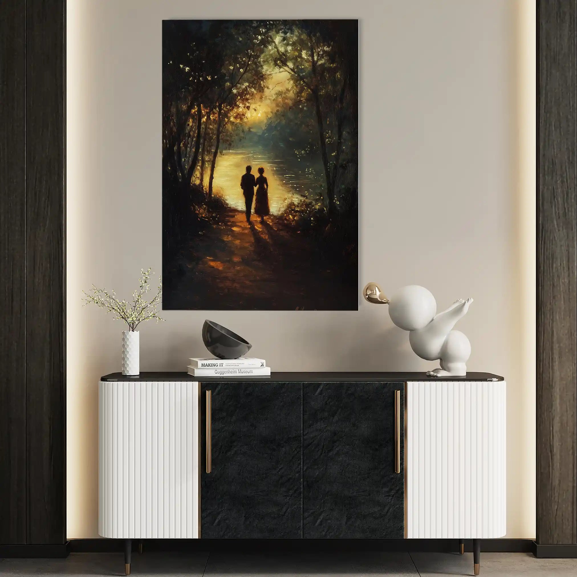 Classic 062 Canvas Art 60 x 40 cm / Black