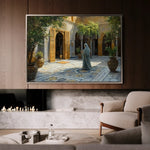 Orientalist 062 Canvas Art 60 x 40 cm / Black