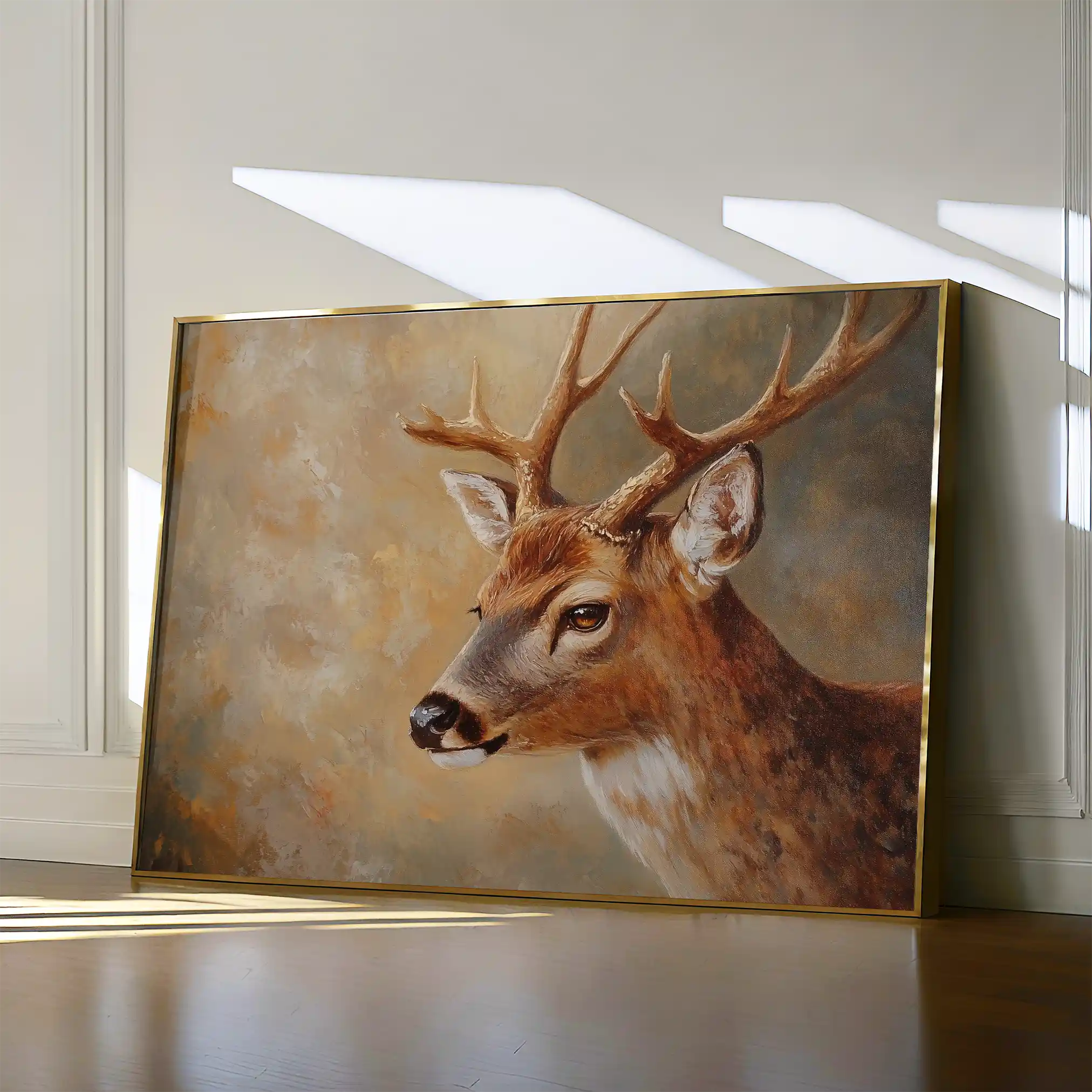 Animals 063 Canvas Art 60 x 40 cm / Black