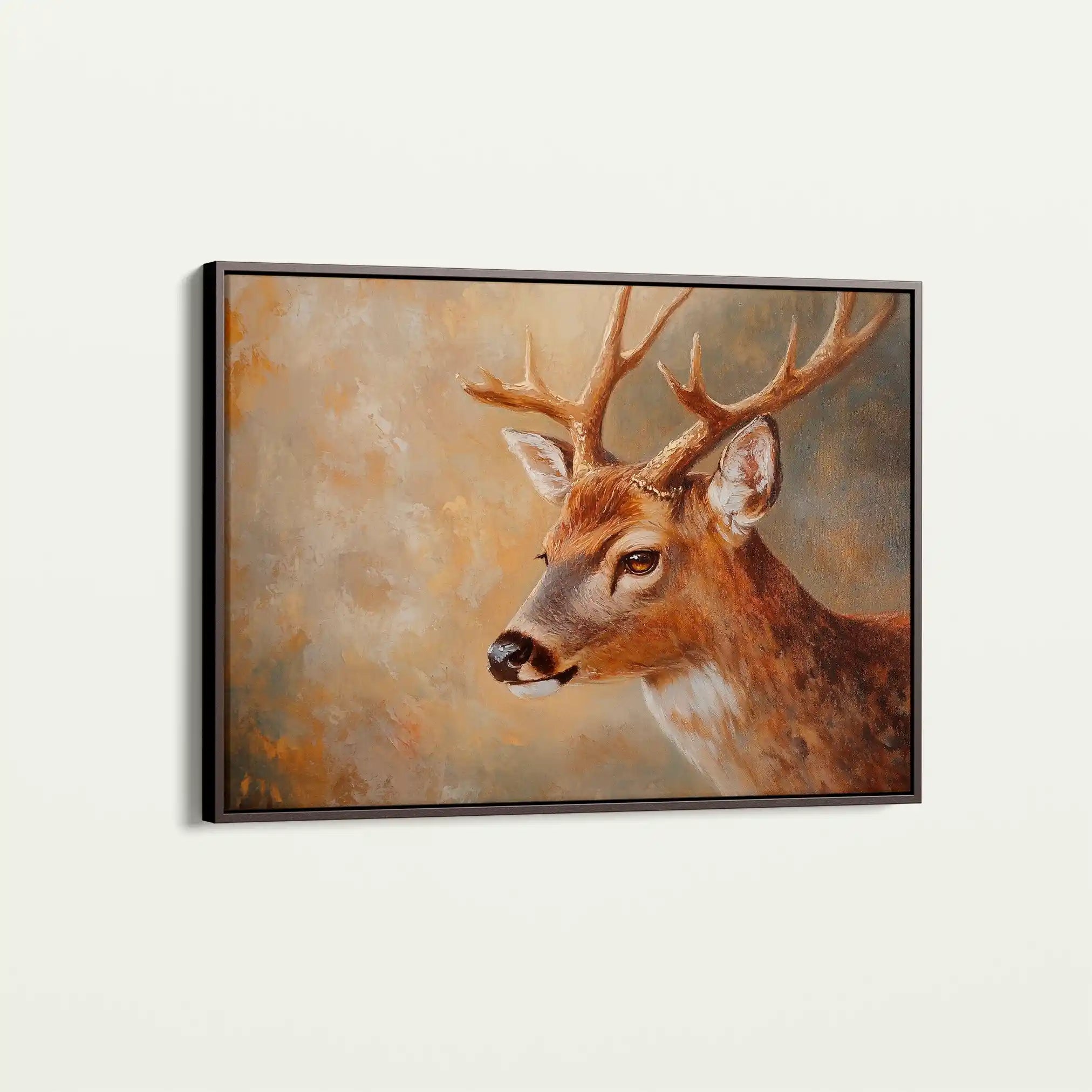 Animals 063 Canvas Art 60 x 40 cm / Black
