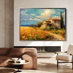 Landscape 063 Canvas Art 60 x 40 cm / Black