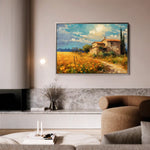 Landscape 063 Canvas Art 60 x 40 cm / Black