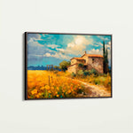 Landscape 063 Canvas Art 60 x 40 cm / Black