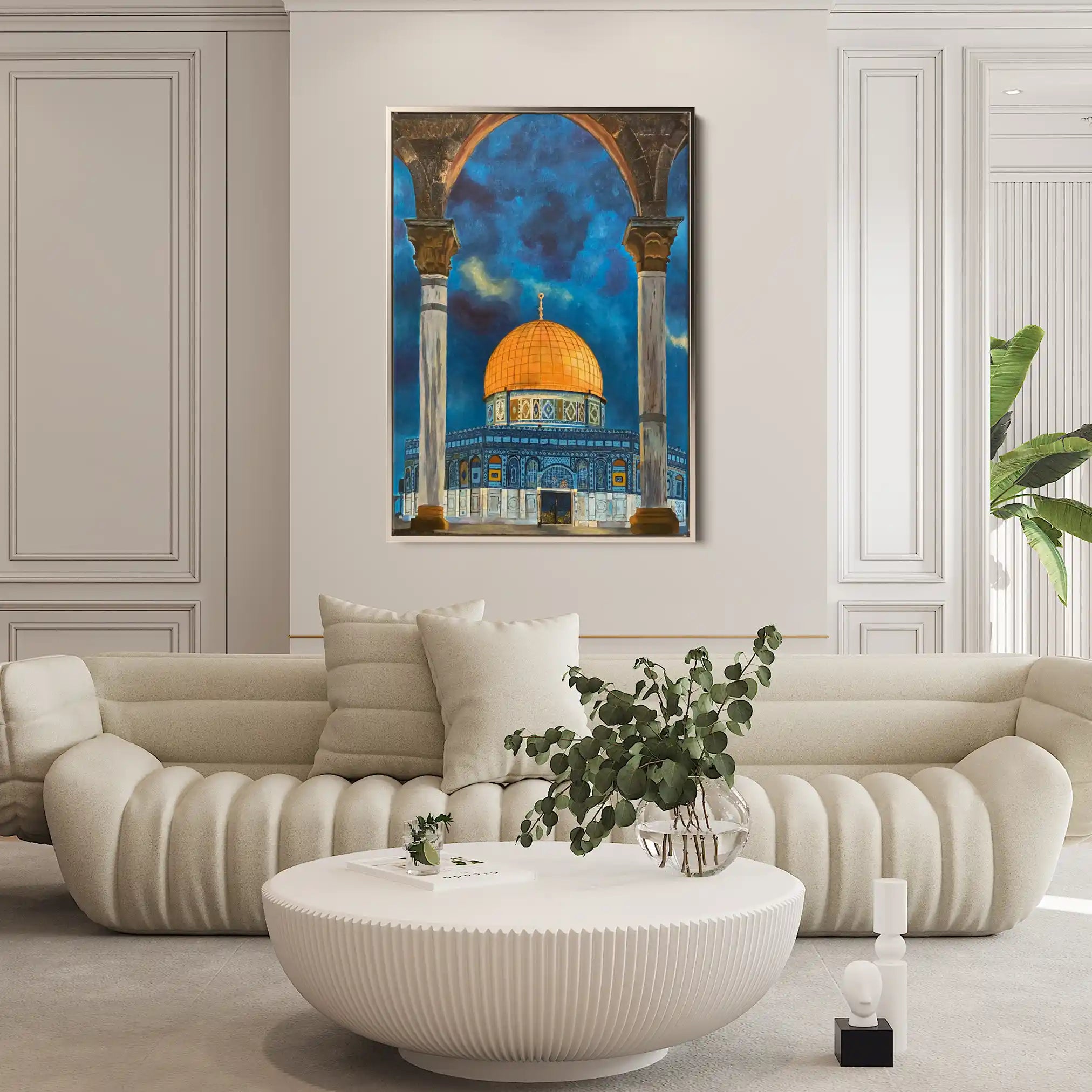 Palestine 063 Canvas Art 60 x 40 cm / Black
