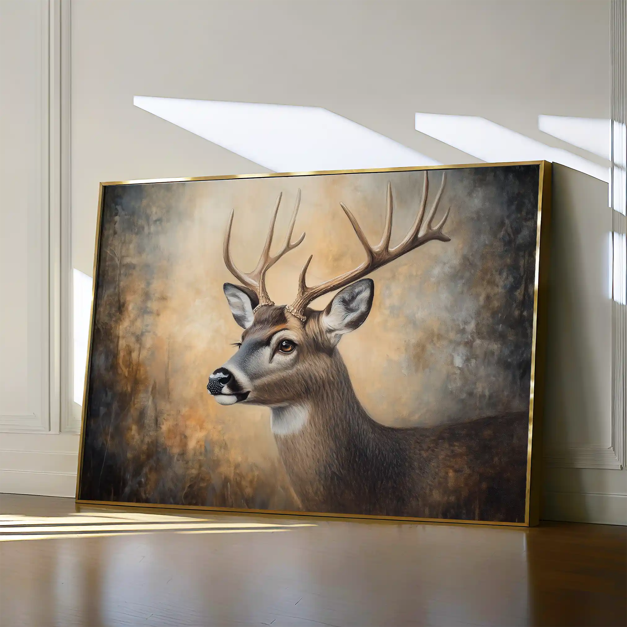 Animals 064 Canvas Art 60 x 40 cm / Black