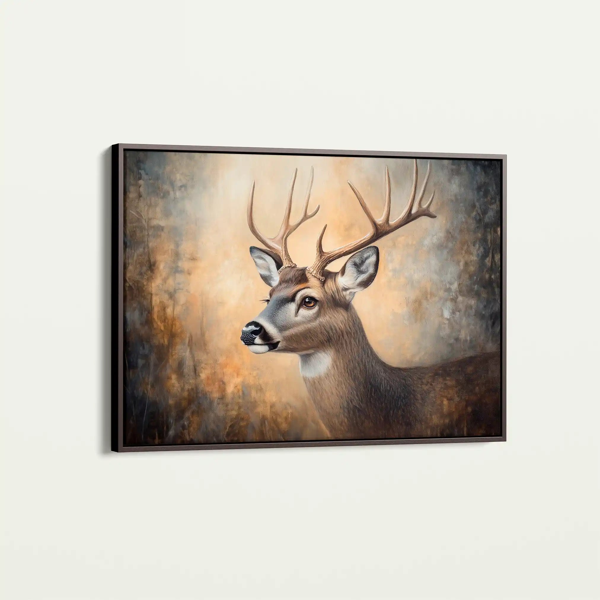 Animals 064 Canvas Art 60 x 40 cm / Black