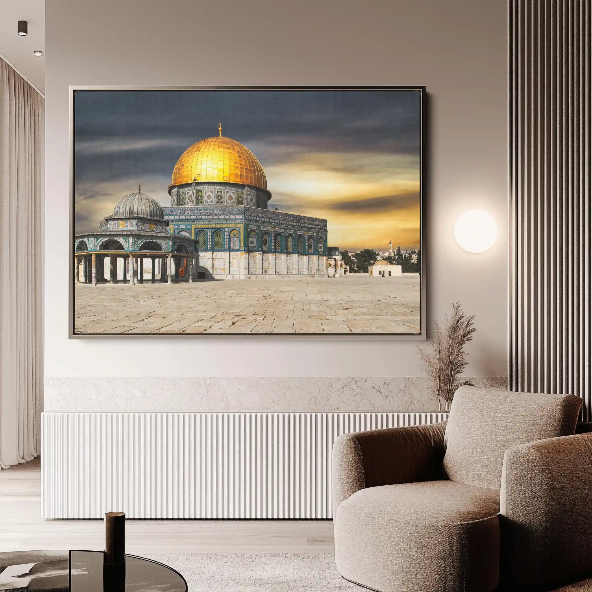 Palestine 064 Canvas Art 60 x 40 cm / Black