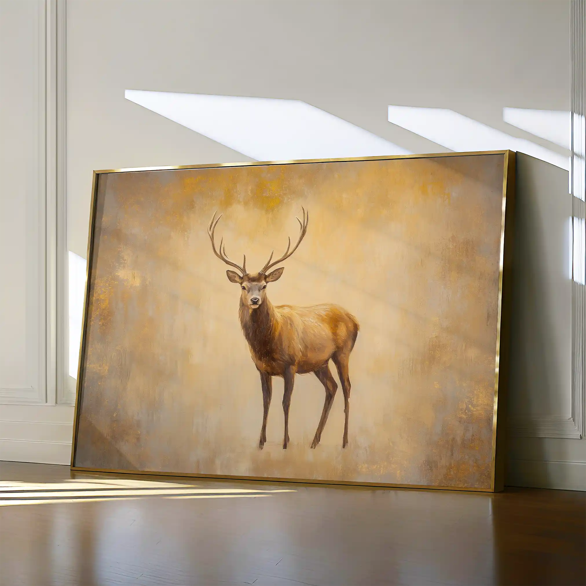 Animals 065 Canvas Art 60 x 40 cm / Black