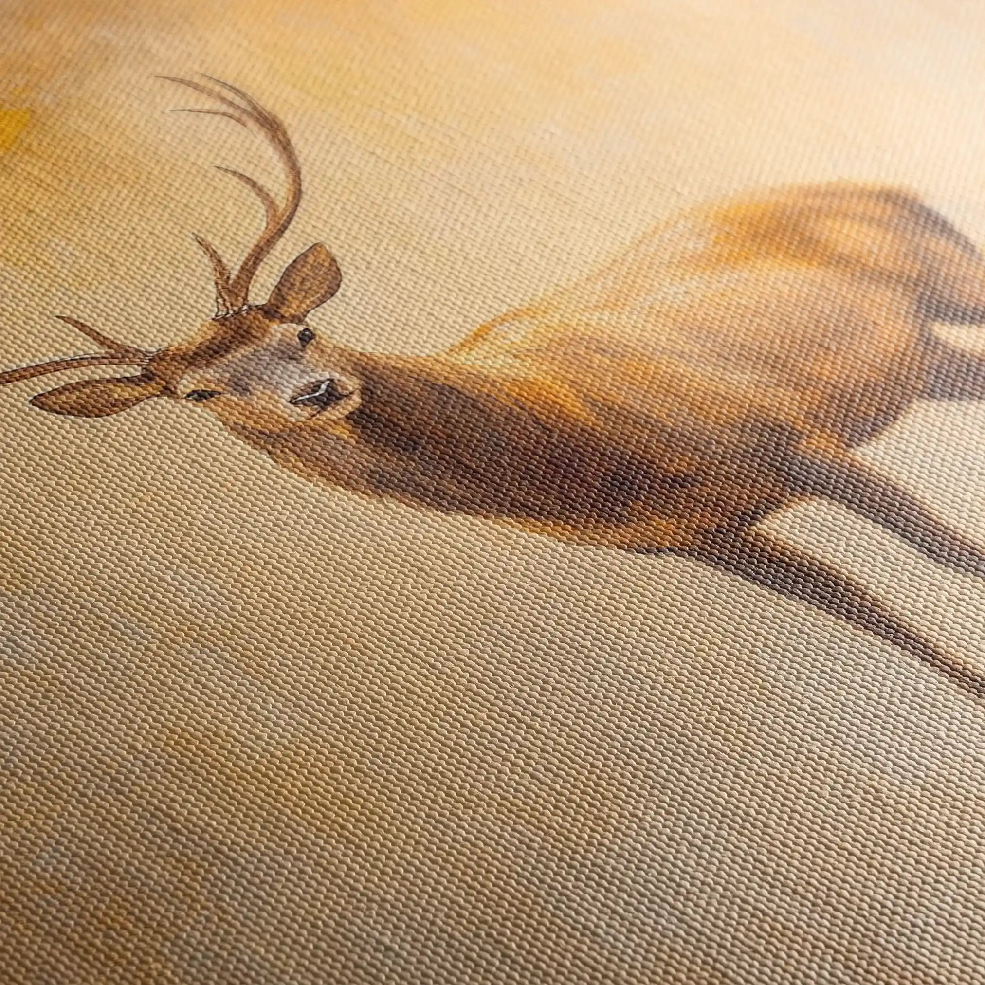 Animals 065 Canvas Art 60 x 40 cm / Black