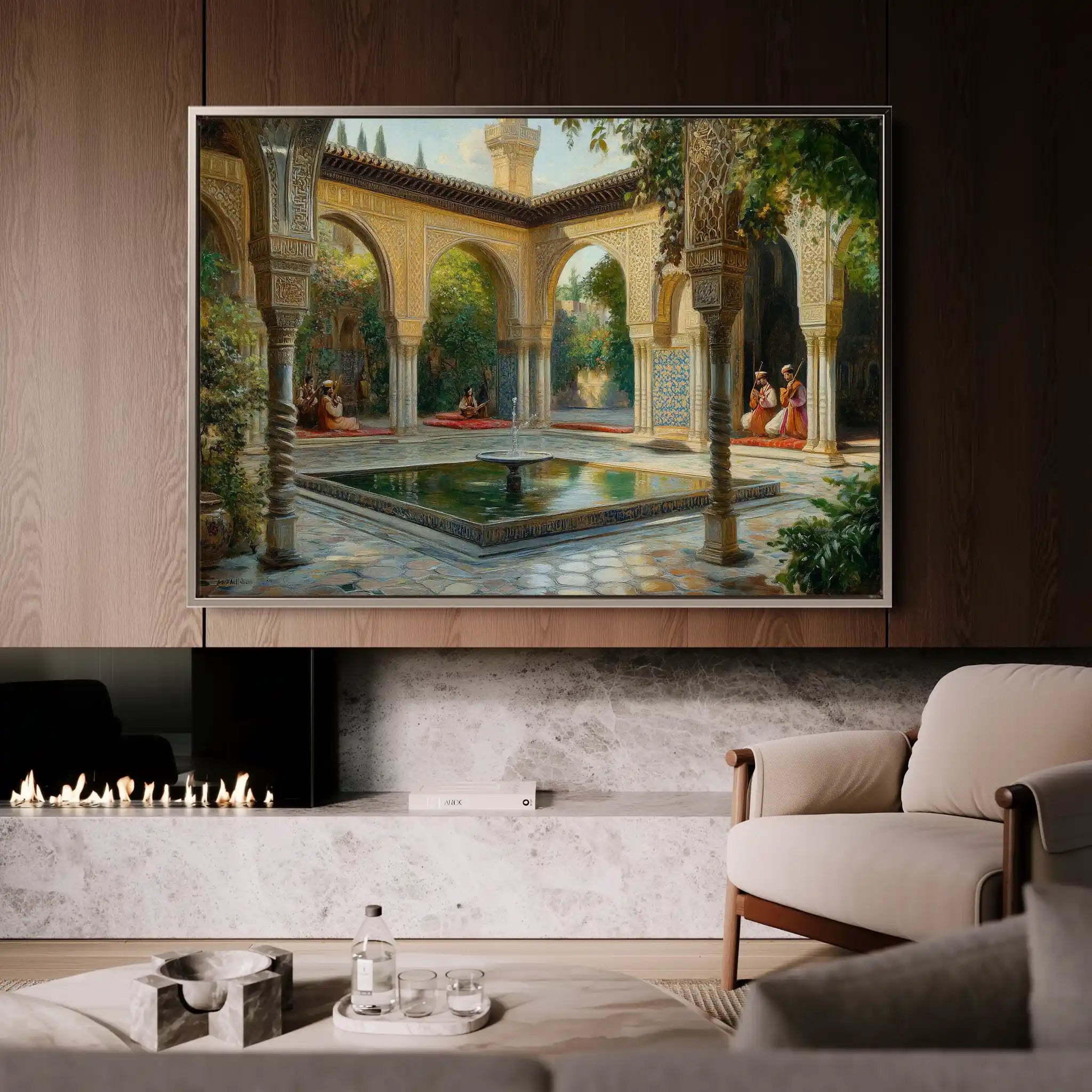Orientalist 065 Canvas Art 60 x 40 cm / Black