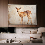 Animals 066 Canvas Art 60 x 40 cm / Black