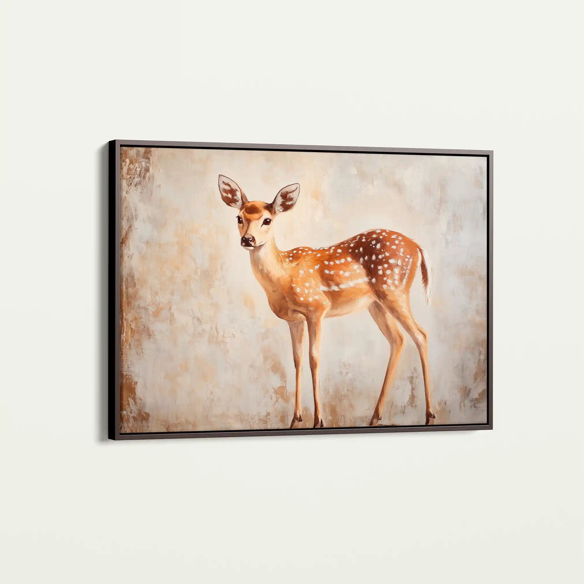 Animals 066 Canvas Art 60 x 40 cm / Black