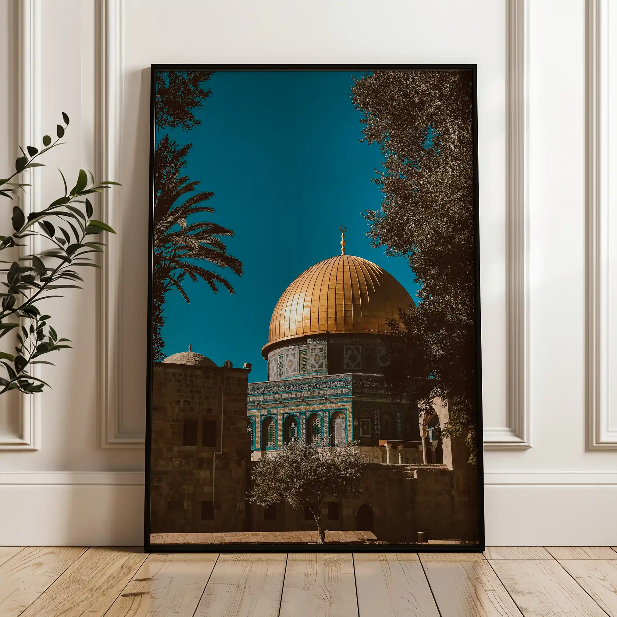 Palestine 066 Canvas Art 60 x 40 cm / Black