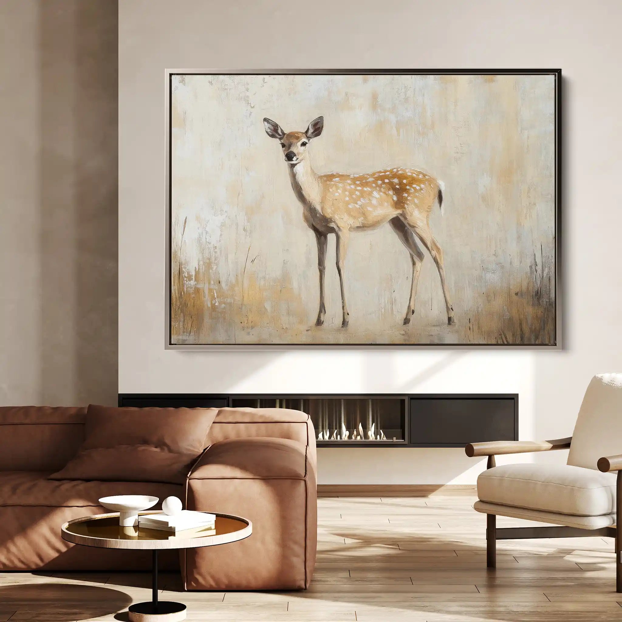 Animals 067 Canvas Art 60 x 40 cm / Black