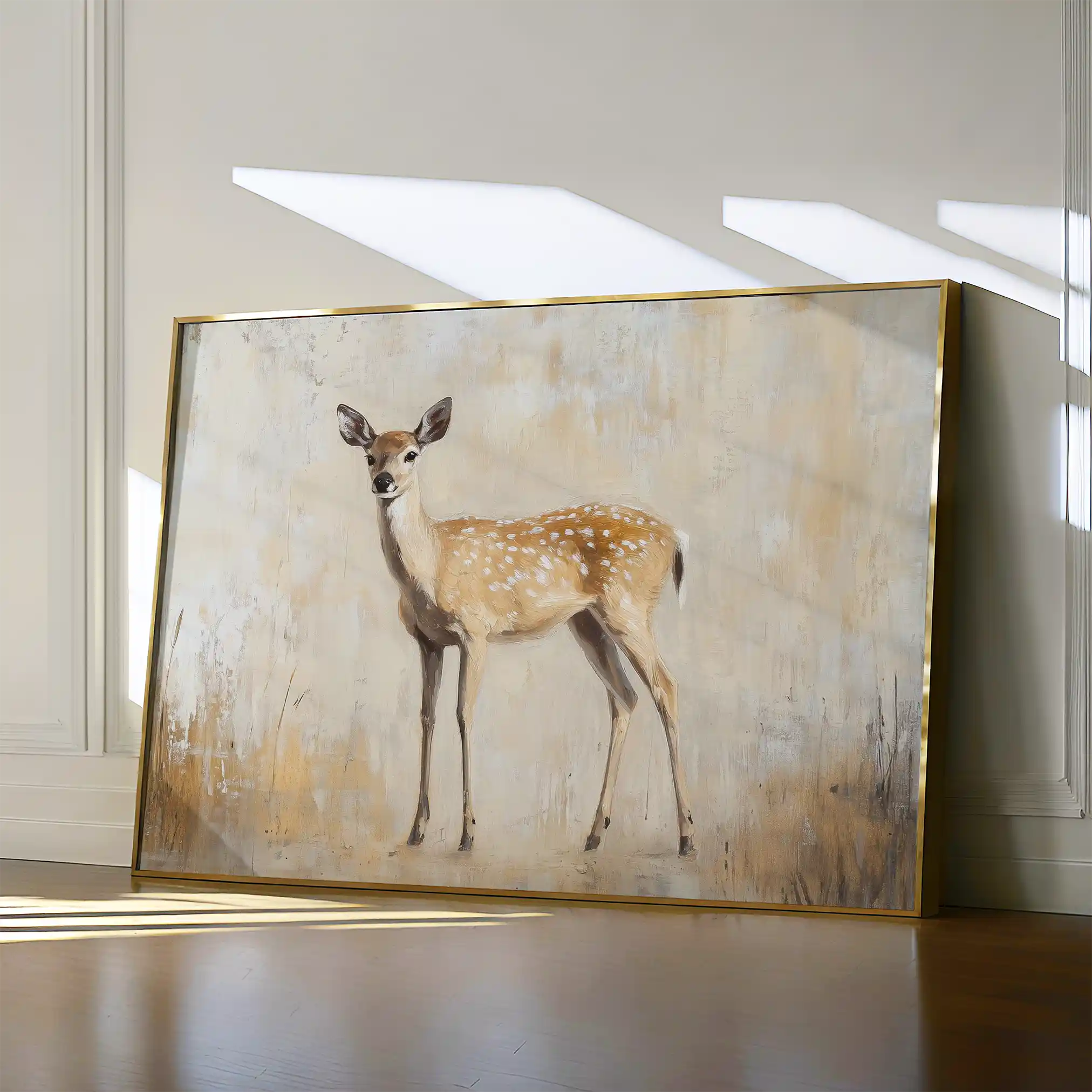 Animals 067 Canvas Art 60 x 40 cm / Black