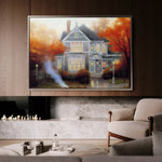 Landscape 067 Canvas Art 60 x 40 cm / Black