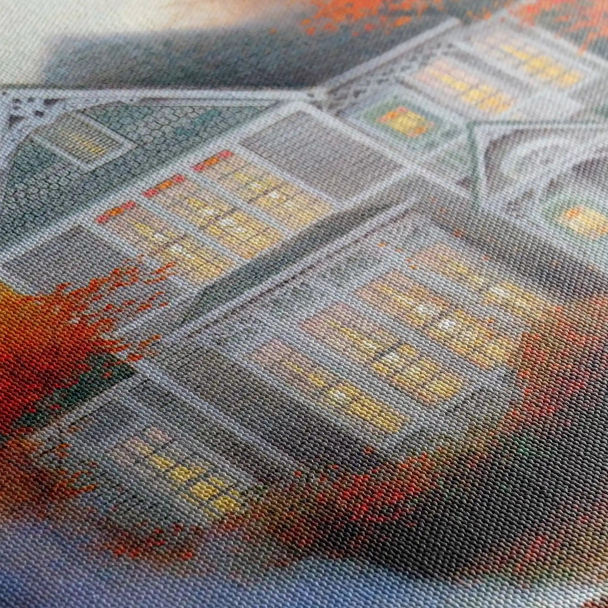 Landscape 067 Canvas Art 60 x 40 cm / Black