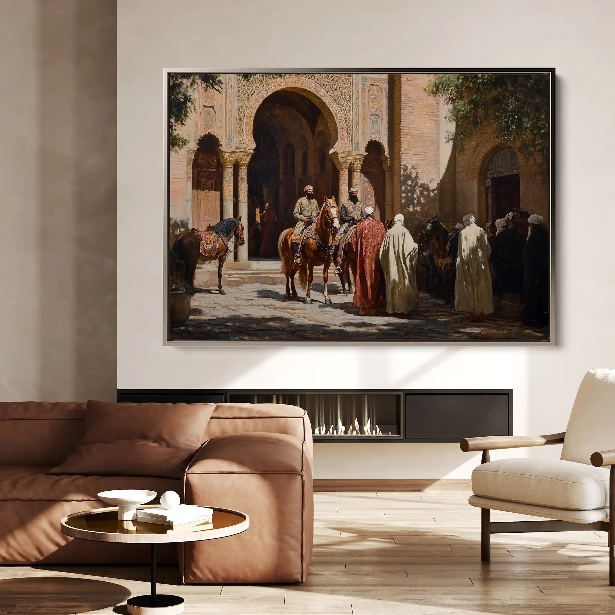 Orientalist 067 Canvas Art 60 x 40 cm / Black