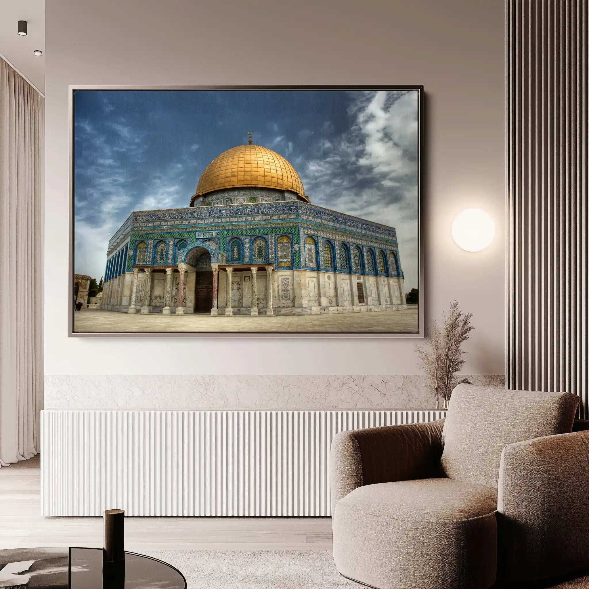 Palestine 067 Canvas Art 60 x 40 cm / Black