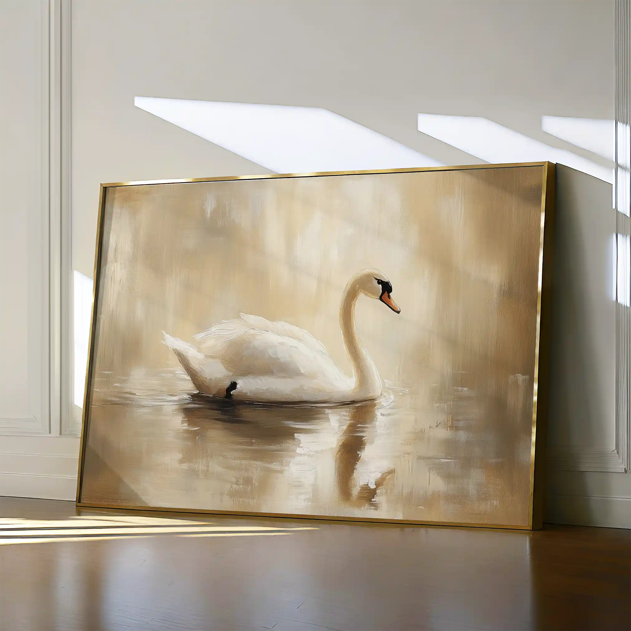 Animals 068 Canvas Art 60 x 40 cm / Black