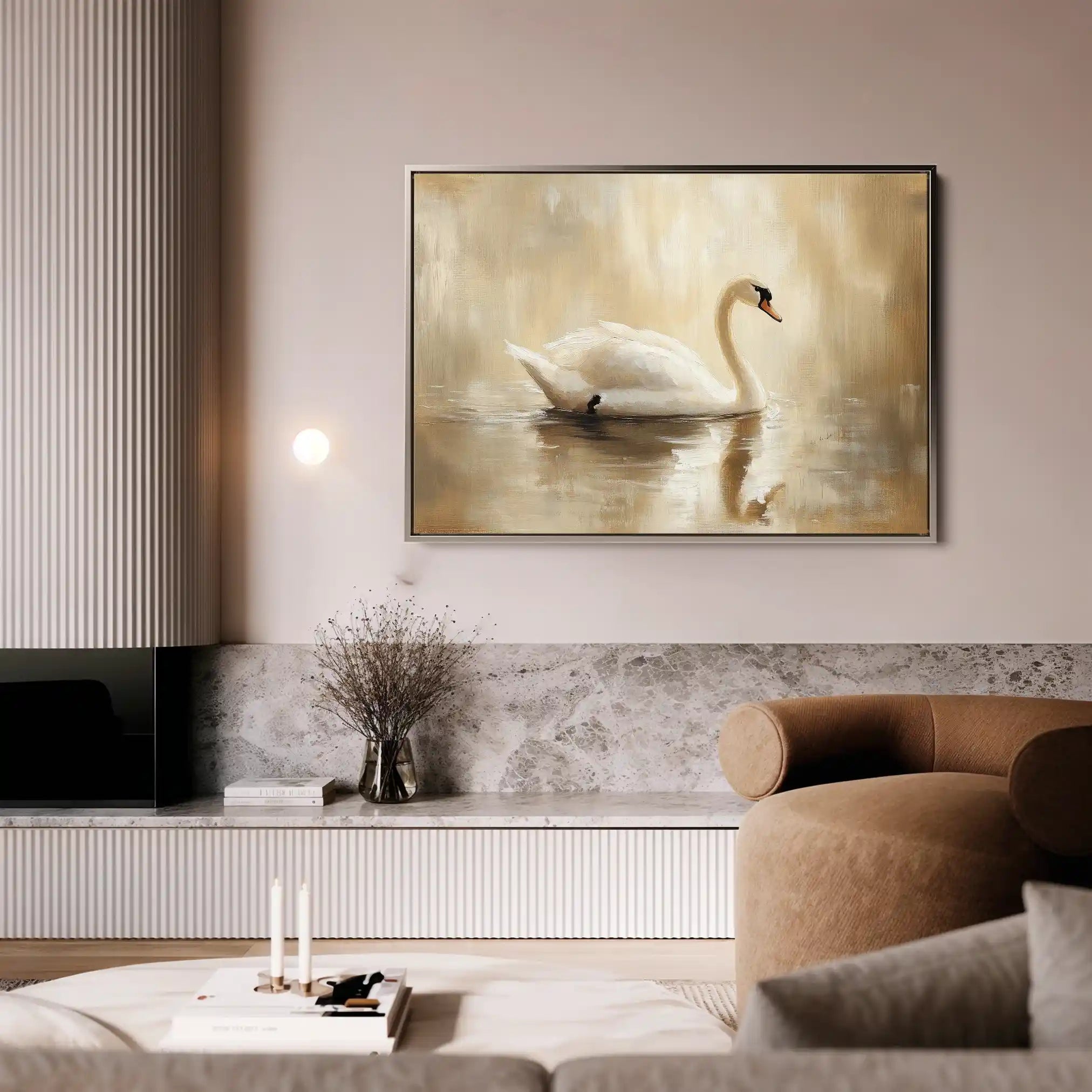 Animals 068 Canvas Art 60 x 40 cm / Black