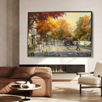 Landscape 068 Canvas Art 60 x 40 cm / Black