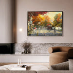 Landscape 068 Canvas Art 60 x 40 cm / Black