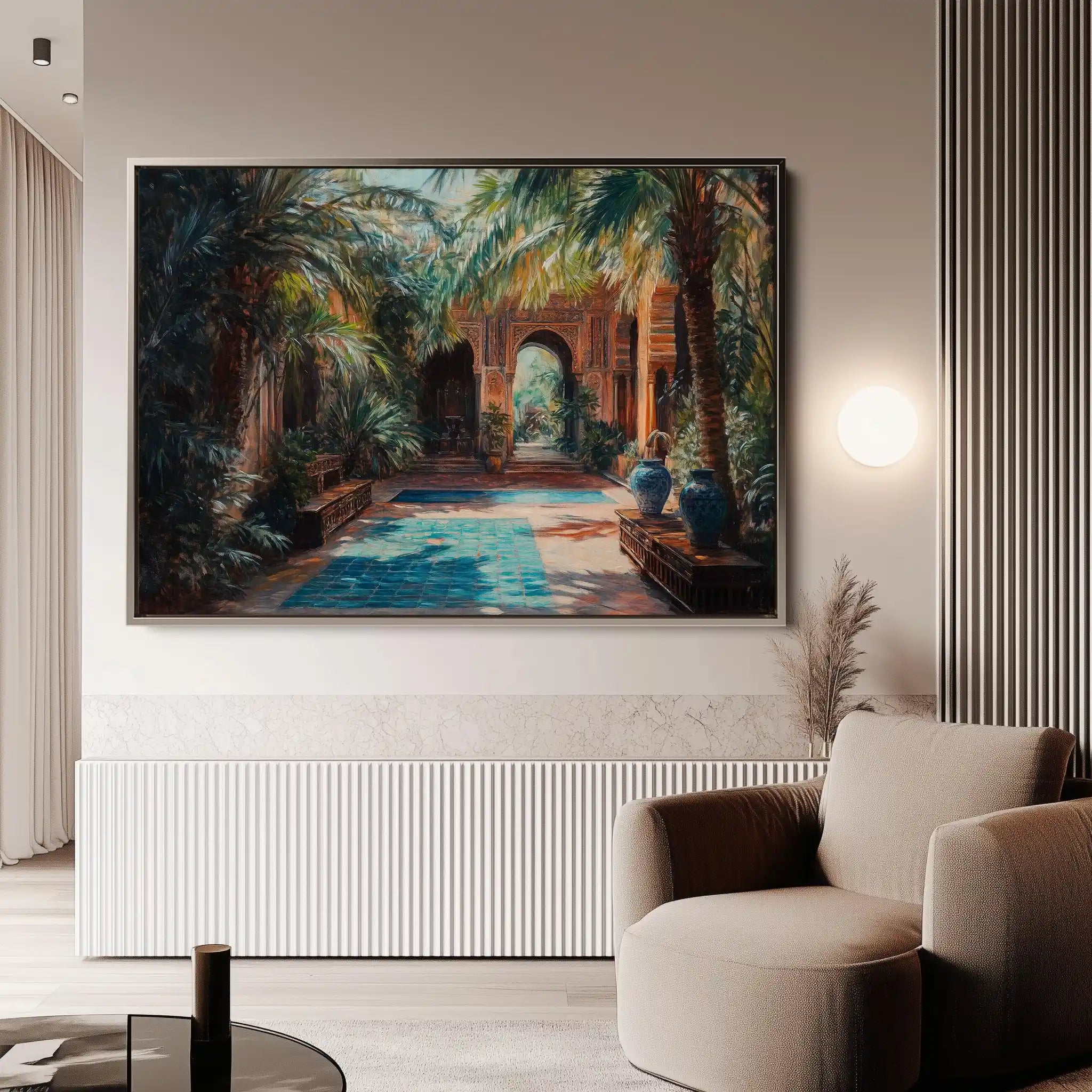 Orientalist 068 Canvas Art 60 x 40 cm / Black