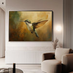 Animals 069 Canvas Art 60 x 40 cm / Black