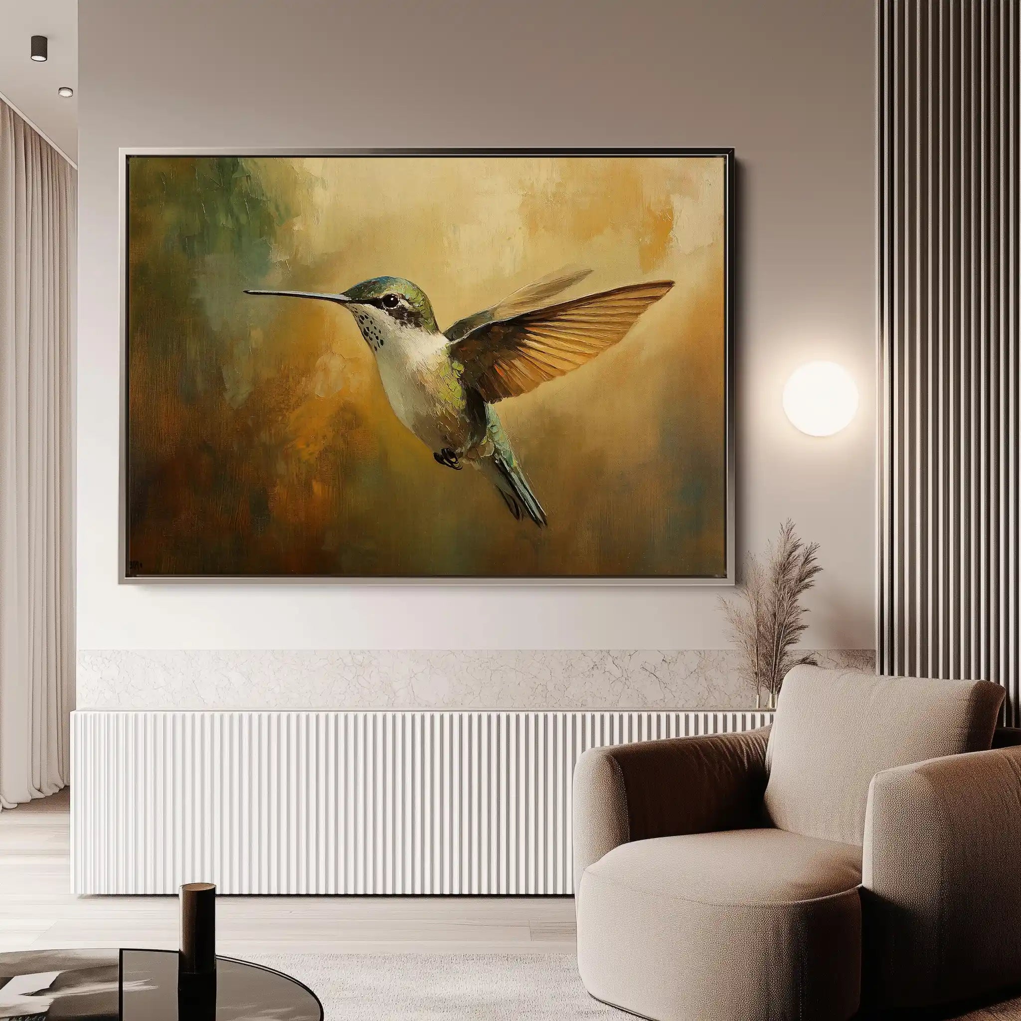 Animals 069 Canvas Art 60 x 40 cm / Black