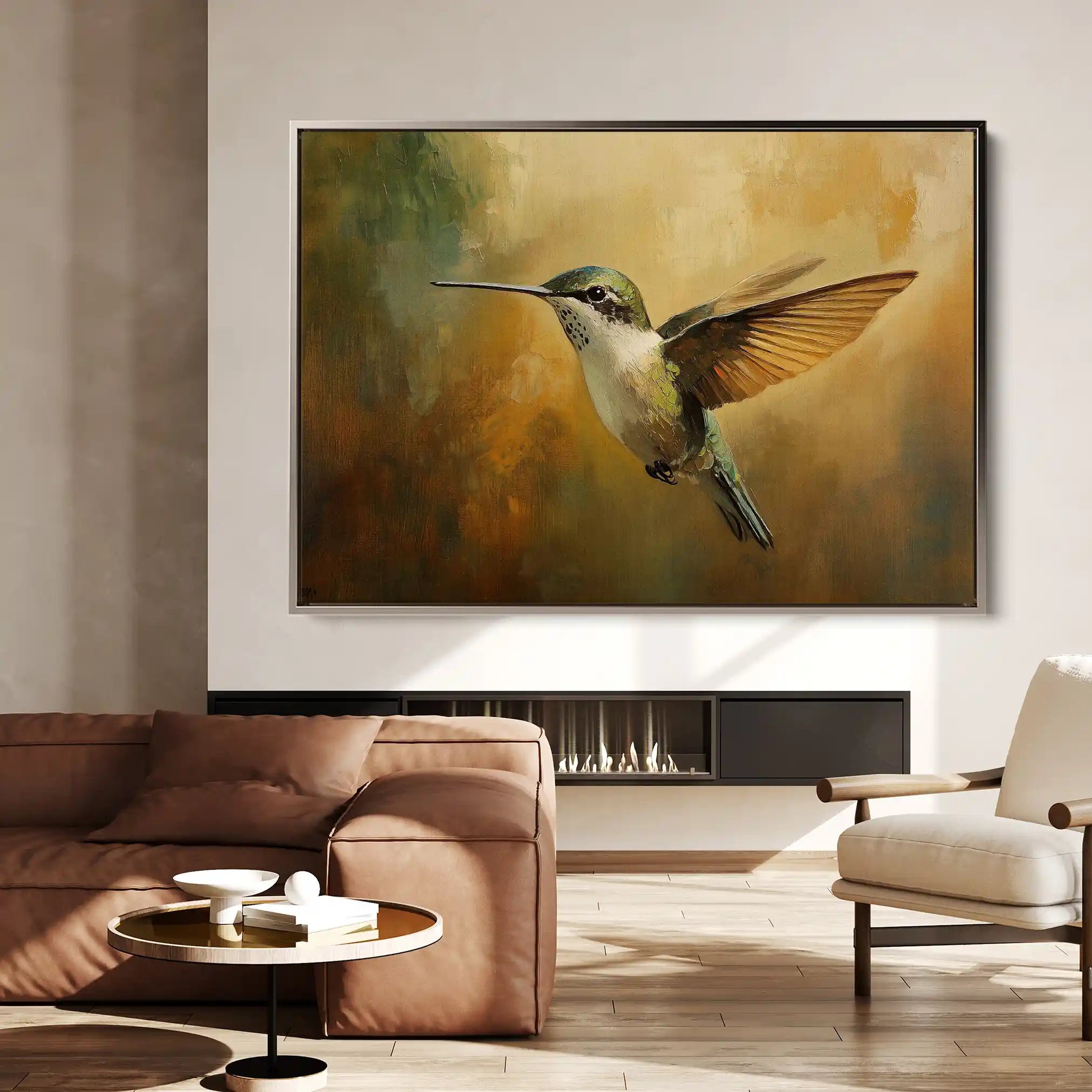 Animals 069 Canvas Art 60 x 40 cm / Black